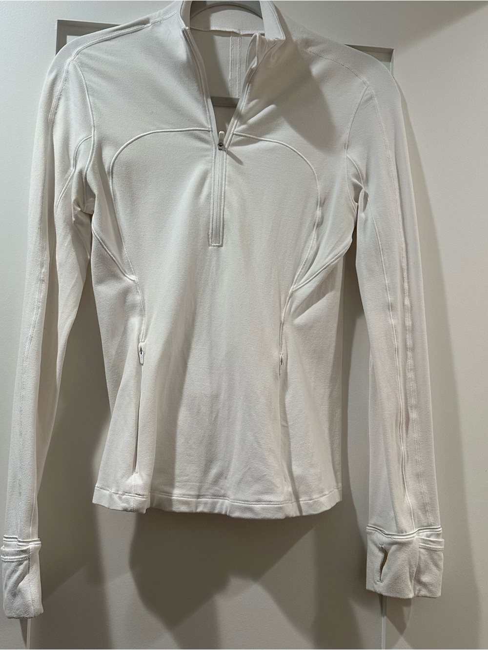 lululemon athletica White Half-Zip Pullover